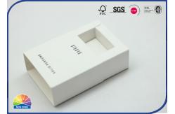 China Matte White Folding Carton Box Sleeve Drawer Packaging For Solid Perfume supplier