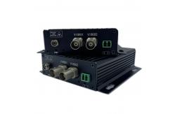 China Analog Video Optical Converter RS485 RS422 Data On SM MM Fiber Extension supplier