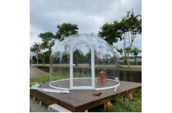 China Recyclable Hotel Bubble Tents Transparent 3m Bubble Tent With LED Light supplier