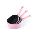 Customized Logo Induction Bottom CIQ 16cm Aluminum Milk Pan for sale