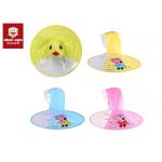 PVC Childrens Waterproof Raincoats Little Yellow Duck Elastic Wear Resistant for sale