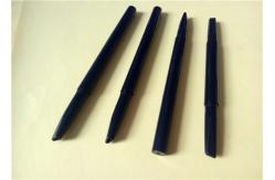 China Two End Slanted Eyebrow Pencil , ABS Black Eyebrow Pencil 138.3 * 9.1mm supplier