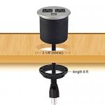 High Safety Round Power Socket , Round Receptacle Outlet Automatically Ectronics Protection