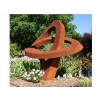 ODM Stunning Rusty Corten Steel Garden Metal Sculpture for sale