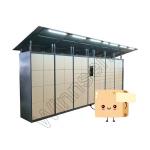 Click Collect Parcel Delivery Lockers Rfid Indoor Android System Remote Control