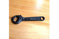 China Spanner Shape Cast Iron Bottle Opener supplier