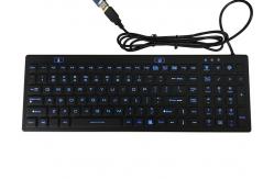 China 106 Keys Waterproof Medical Keyboard With ON OFF Backlit supplier