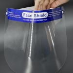 PET Clear Plastic Protective Face Shield Anti Splash for Prevent Infection for sale