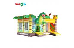 China Commercial PVC Bounce House Jumping Bouncy Castle Inflatable Bouncer With Slide supplier