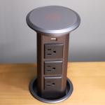 Multi - Function Motorized Pop Up Socket , Automatic Pop-Up Power Outlet
