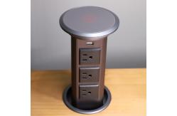 China Multi - Function Motorized Pop Up Socket , Automatic Pop-Up Power Outlet supplier
