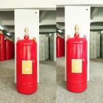 2.5Mpa 4.2MPa 5.6MPa FM200 Fire Suppression Cylinder For Bank Computer Rooms for sale