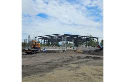 China Large Span Metal Steel Structure Warehouse Building With Aluminum Alloy Windows supplier
