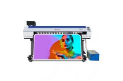 China Dx5 Or 4720 Heads CMYKW UV Roll To Roll Printer supplier