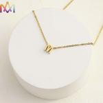 No Allergic Initial Alphabet Womens Engraved Necklace for sale