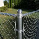 2.5M Woven Animal Enclosure Metal Wire Mesh Fencing White Chain Link Fence for sale
