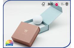 China Necklace Bracelet Package Paper Gift Boxes With Magnetic Hinged Lid Matte Lamination supplier