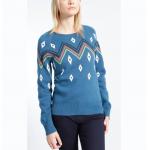 Women ' S Pullover Jacquard Knit Sweater For Hiking / Traveling Complex Material for sale