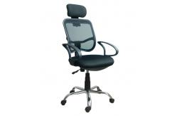 China Durable Adjustable Home Office Computer Chair With Headrest / Mesh Back supplier