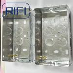 20mm 25mm 2 Gang Gi Box Electrical Junction Switch Box Outlet Socket Box