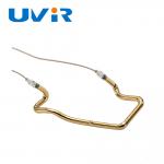 3D Contour Radiator Gold Plated Infrared Heating Element Tube For Plastic Welding for sale