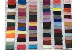 China Plain YARN DYED 97% Polyester 3% Spandex  Shiny Luxury Satin Fabric supplier