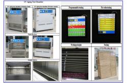China UVA UVB UV Aging Stability Test Chamber , Climate Resistant UV Testing Equipment supplier