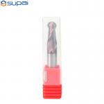 2 Flute Carbide Ball Nose End Mill HRC55 With AICrSiN Coating OEM / ODM for sale