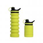 Expandable Leakproof 800ML Foldable Silicone Bottle for sale