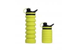 China Expandable Leakproof 800ML Foldable Silicone Bottle supplier
