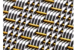 China Architecture Building Anodic Oxidation Decorative Wire Mesh Woven Sheets sUS316 supplier