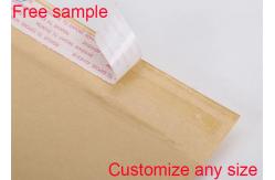 China Recyclable Kraft Paper Bubble Mailers Shipping Envelopes Yellow Sealed Bubble Wrap Pouches supplier