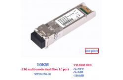 China Dual Fiber 25g Sfp28 Transceiver , Lc Sfp Module Compatible With Huawei H3C supplier