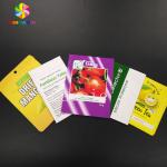 Smell Proof Plastic Pouches Packaging Three Side Seal Poly Bag Mylar For Food Packaging for sale