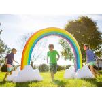 Home Backyard Waves Inflatable Rainbow Arch Sprinkler For Kids for sale