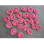 China Natural Rubber Pink Latex ESD Finger Covers For Protecting Fingers for sale