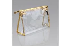 China Custom Clear PVC Cosmetic Bag / Toiletry PVC Travel Bag With Zipper supplier