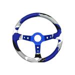 JIS 75MM Stainless Steel Boat Steering Wheel 14 Inch 350MM With Horn Button for sale