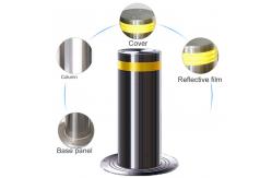 China Fiber Drawing Finish K6 Hydraulic Retractable Road Bollards 220V/380V supplier