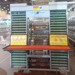 4 Layers 2mm Battery Cage Poultry Egg Collection System ISO9001 Certificated for sale