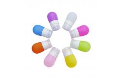 China Screen Printing Reusable 80Ml Small Silicone Travel Bottles supplier