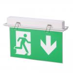 Ceiling Recessed / Hanging Maintained Double Sided Exit Signs With ABS Casing for sale