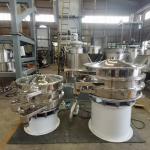 Small Circular Vibratory Screening Machine Mechanical Screen Powder Granules Sifting
