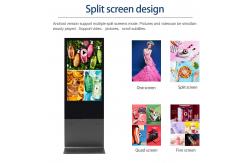 China 55 Inch Double Sided Kiosk Dual Screen Digital Signage 500cd/m2 supplier
