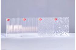 China Plexiglass 3mm Thick Transparent Clear Textured Acrylic sheet for Bathroom supplier