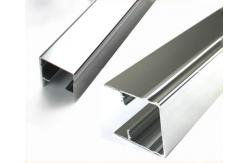 China Square Mechanically Polished Aluminium Profile ,  Extrusion For Building Material supplier