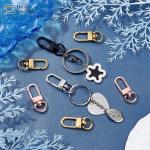 Metal Lobster Swivel Clasp , Lanyard Spring Snap Hooks For Diy Bag Keychain