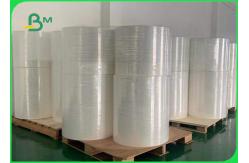 China 130um Thermal Synthetic Paper For Logistics Label 210mm * 2000m Waterproof supplier