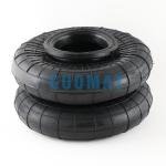 Double Convoluted Air Rubber Bellow 250185H-2 1/2 Air Connection For Excavator for sale