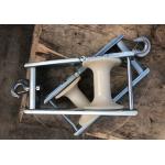 Nylon Sheave Aerial Cable Stringing Roller Conductor Block 10KN for sale
